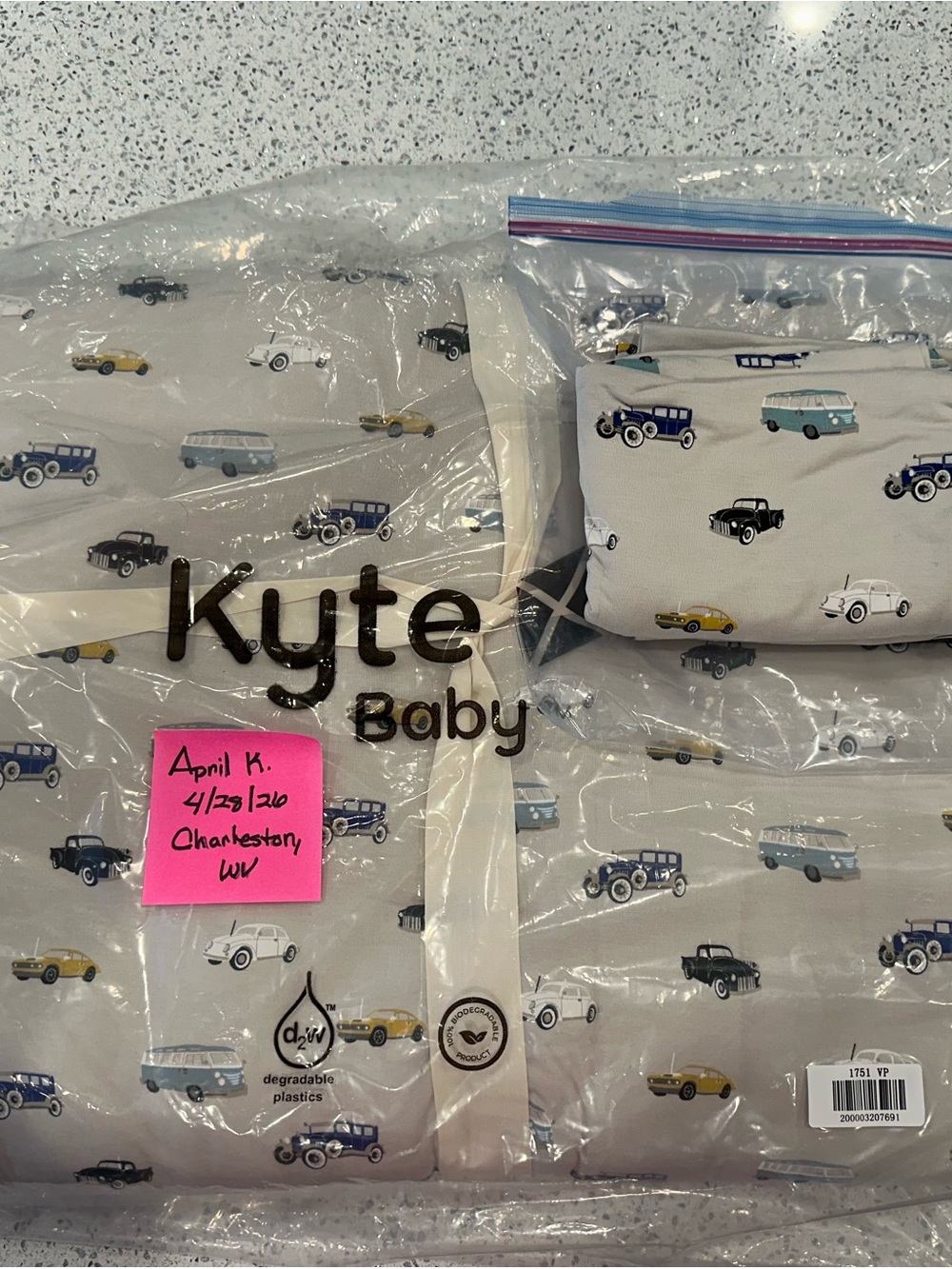 Kyte BABY Vintage Cars Blanket & Shams